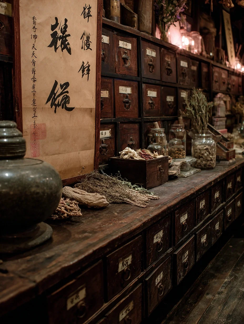 神农本草经场景插画